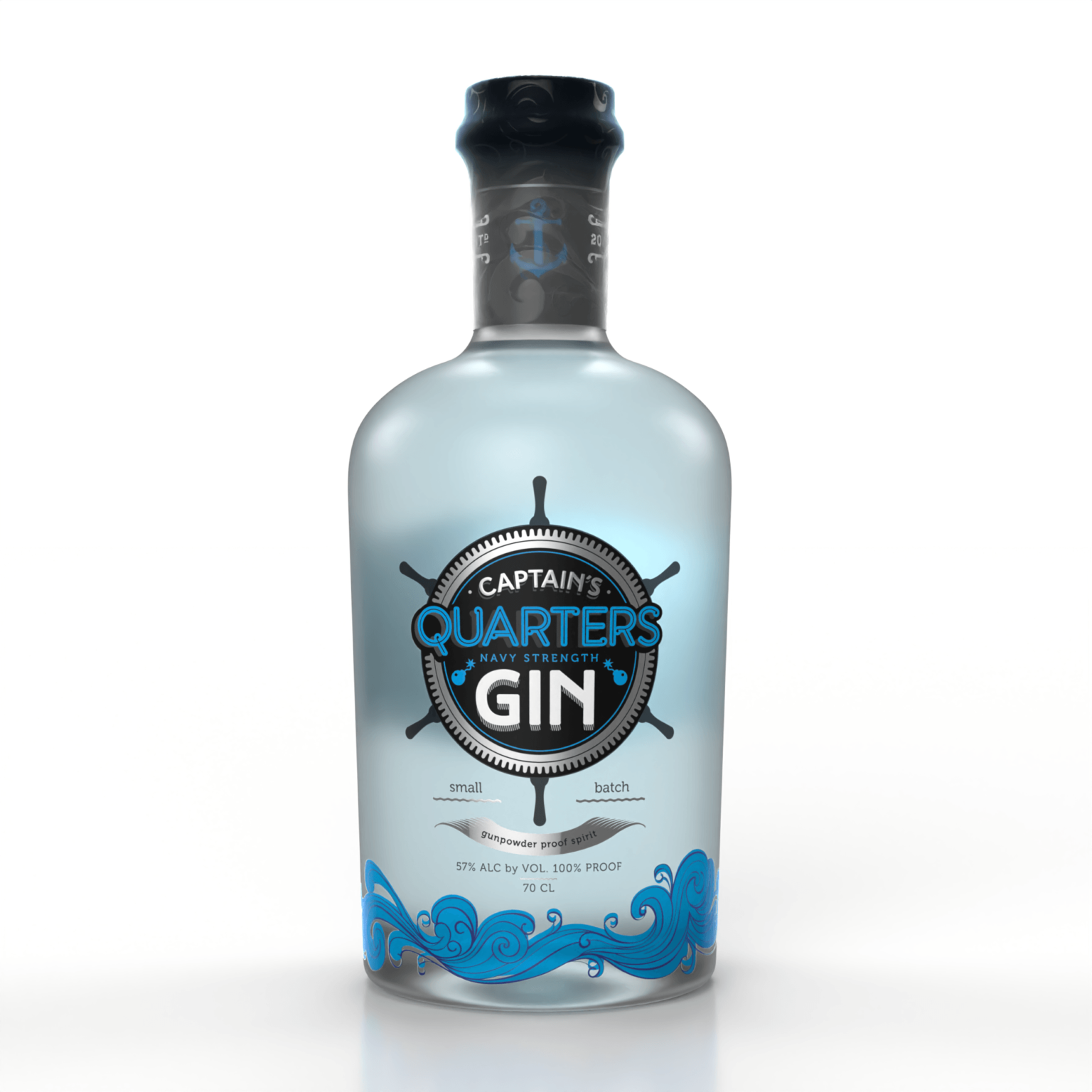 Photo Captain's Gin bottle