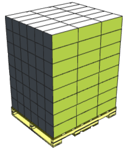Illustration of Cape Pack pallet