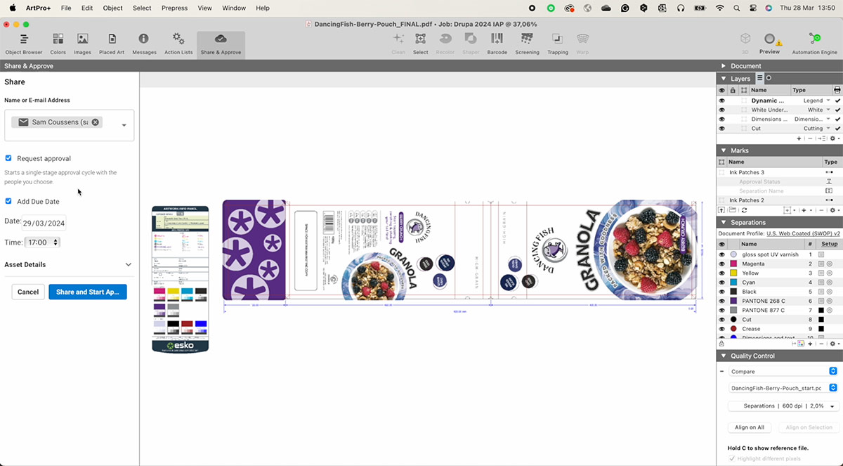 S2 Share and Approve Screenshot